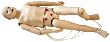 Full-Functional Child CPR and Nursing Manikin (5 Years)
